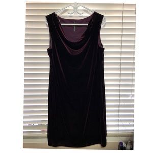 imperial/plum coloured velvet party dress!
